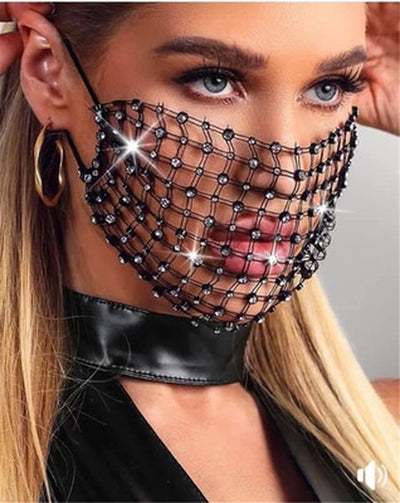 Mesh Drill Decorative Mask