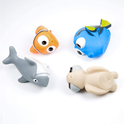 6Pcs Giocattoli Da Bagnetto per Bambini, Pupazzetti per Il Bagno, Galleggianti Che Spruzzano, a Tema Animale Da Oceano, Grande Regalo per I Bambini, Tartaruga, Squalo Balena, Pesci