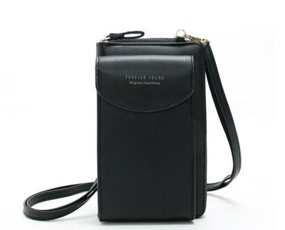 Mobile Phone Bag Zipper Women Diagonal Bag