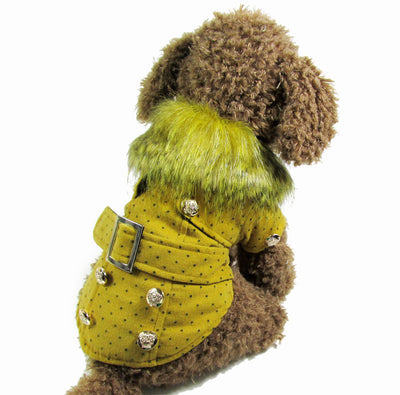 Dog Clothes Warm Cotton Pet Clothing