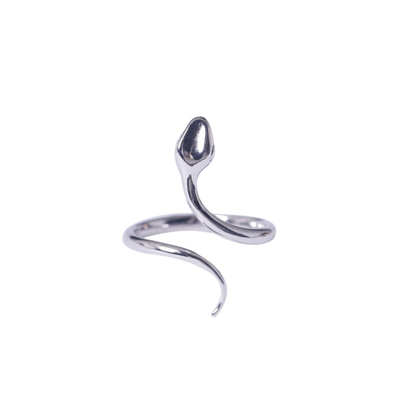 925 Sterling Silver Snake Rings for Women Creative Design Lady Fashion Jewelry