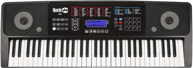6.1 Kit Tastiera per Pianoforte 6.1 Auricolari, Supporto per Tasti, Panca per Tastiera Digitale, Pedale Sustain E App Simply Piano