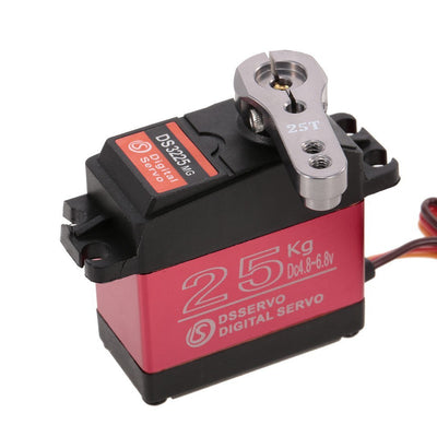 DS3225 25kg Metal Gear High Torque Waterproof Digital Servo