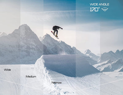 4K Action Cam 20MP Wifi Telecomando Fotocamera Subacquea Impermeabile 40M Sott'Acqua Sports Camera Schermo 2 Pollici 170 Gradi Grandangolare Microfono Esterno 2X1050Mah Batterie E Accessori