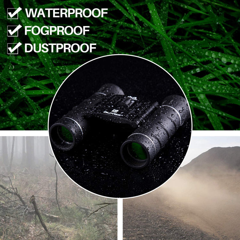 10X25 Binocolo Professionale Compatto, Cannocchiale, Mini Binocolo Tascabile per Bird Watching, Escursionismo,Campeggio Caccia, Viaggio, Sportivi,Concerti