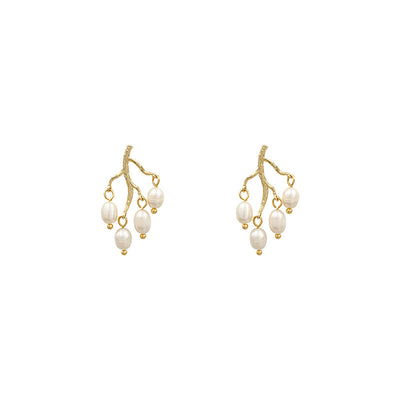 Pearl Branch Earrings Earrings Women