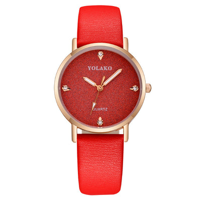 Fashion Simple Diamond Ladies Quartz Watch