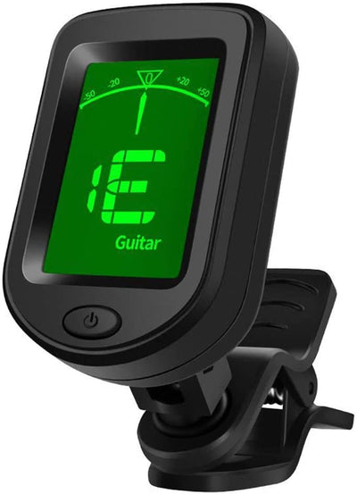 Accordatore Chitarra Elettronico Tuner a Clip per Chitarra, Basso, Ukulele E Violino Con Dschermo LCD 360° Rotazione