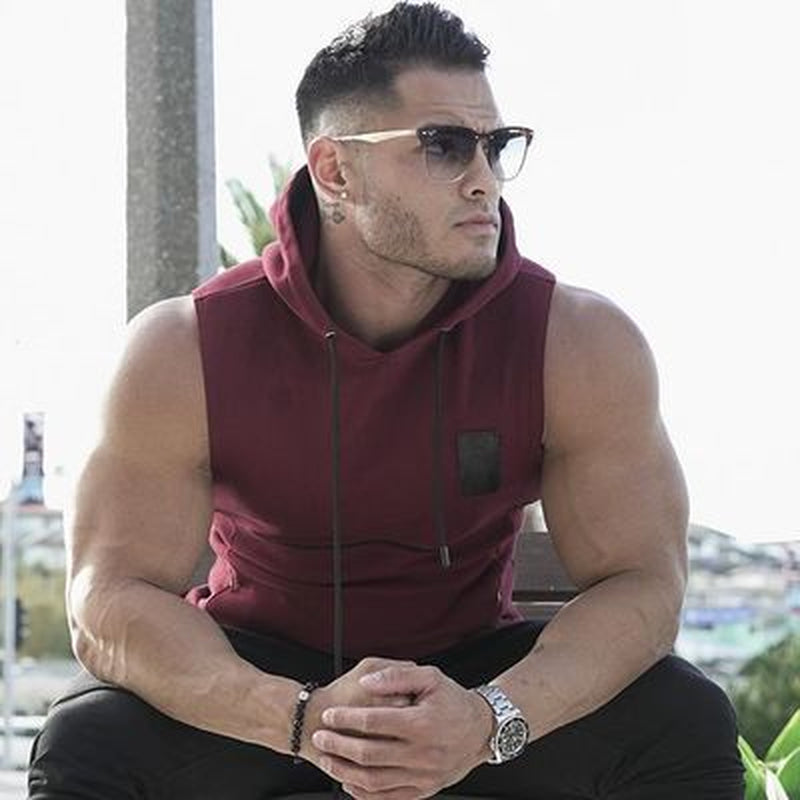 Hooded Vest Sports Vest
