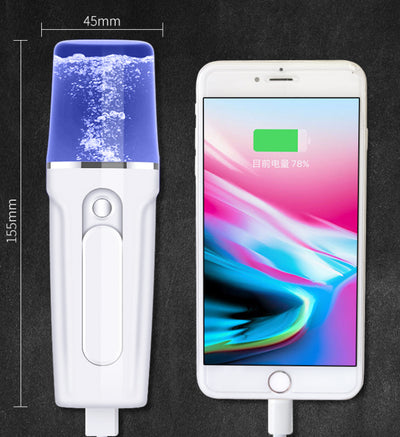 Facial Moisturizing Facial Beauty Apparatus with USB Charging Battery Bank