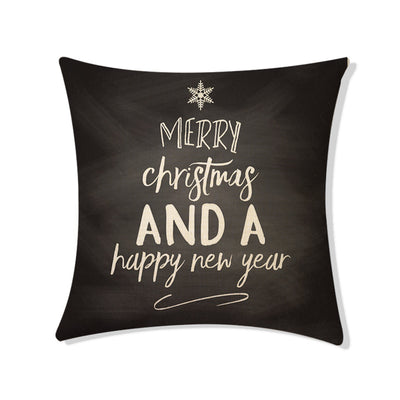 Creative Christmas Element Printing Pillowcase