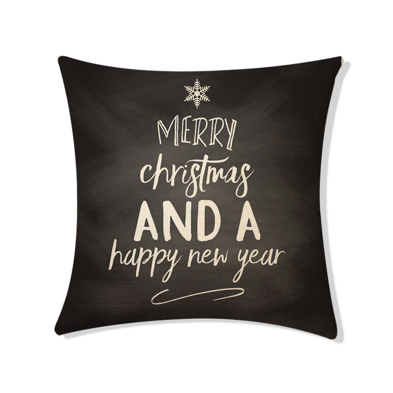 Creative Christmas Element Printing Pillowcase