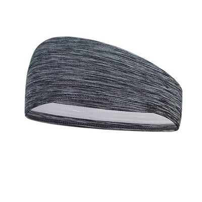 Fitness Running Anti-Perspirant Headband Solid Hair Riding Sweat-Absorbent Headscarf