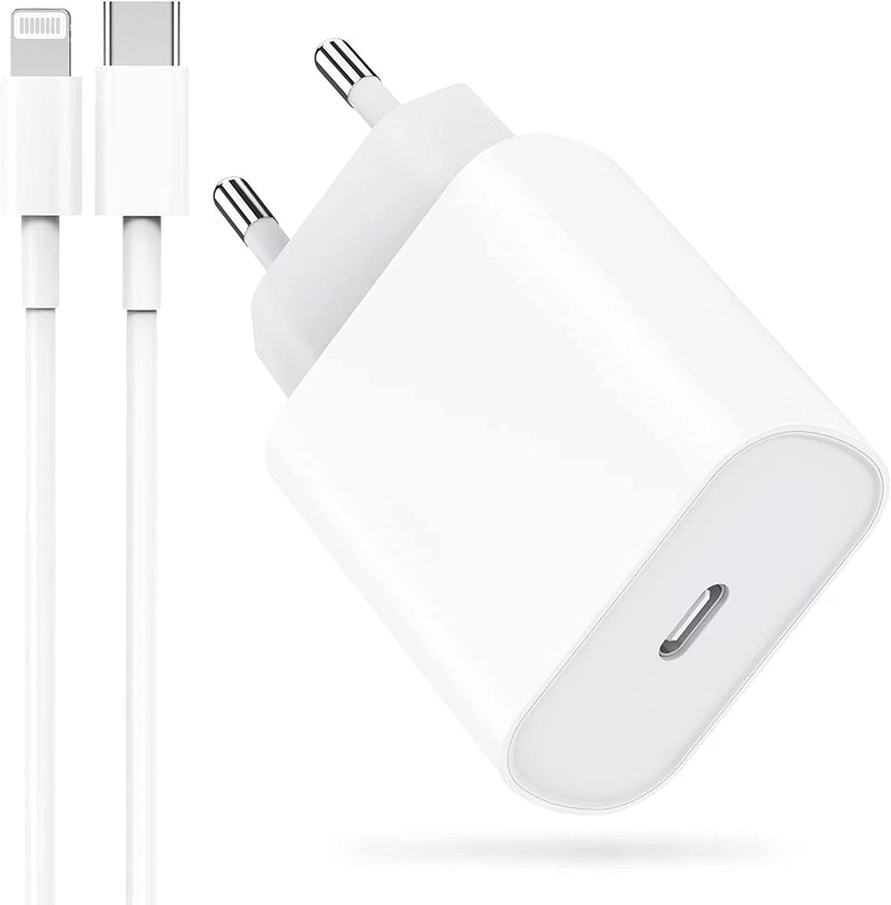 Iphone 14 13 12 Caricatore Rapido USB C Caricabatterie 25W and 2M Cavo per Iphone 14 13 12 11 Pro Max plus X XS Xr,Ipad, USBC Spina Alimentatore Presa Carica Adattatore Muro Ricarica