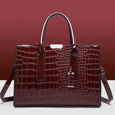 Diagonal Cross Bag Solid Color Stone Tote Bag