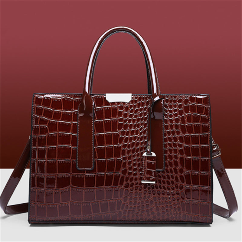 Diagonal Cross Bag Solid Color Stone Tote Bag