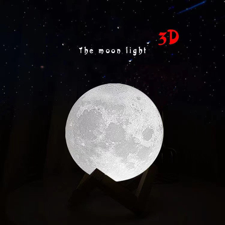 3D Printing Moon Night Table Lamp Chinese Valentine&