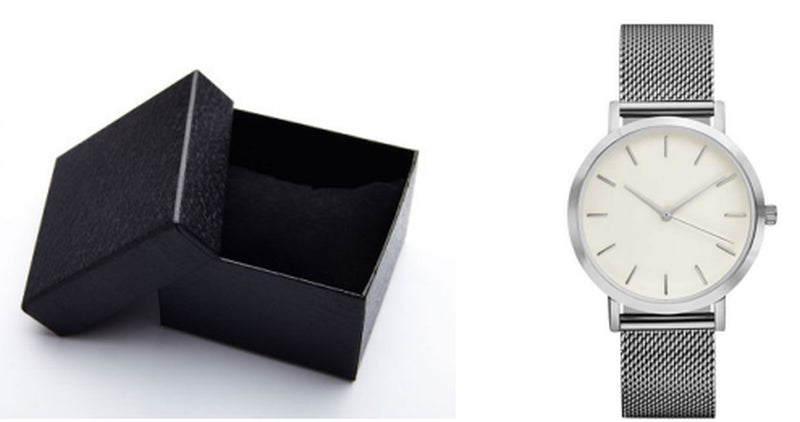 Steel-Band Fashion Quartz Watch