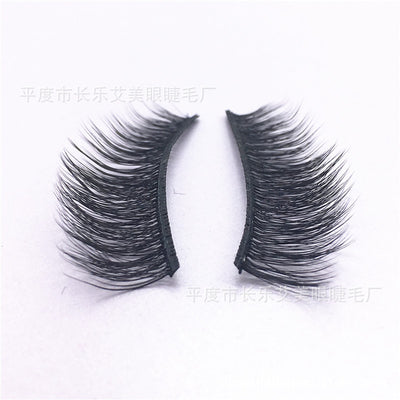 3D-16 Natural Eye Tail Elongation Eyelash Manufacturer Direct Selling Pure Handmade Soft Mink Hair Cotton Terminals