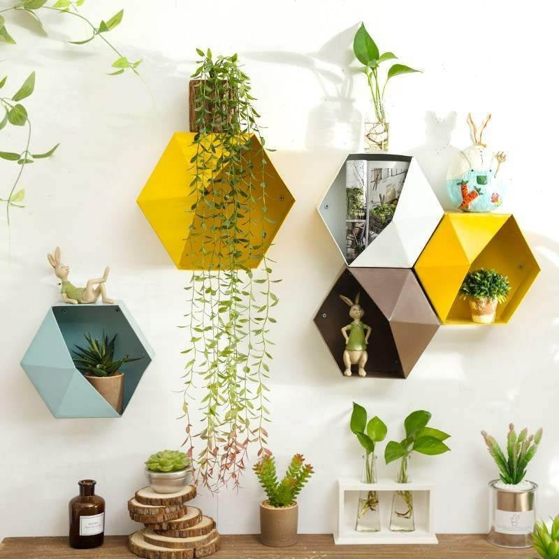 Creative Retro Wall Hanging Flower Stand