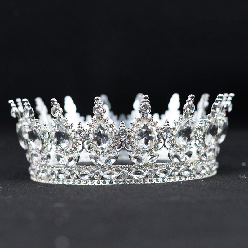 Bride Wedding Atmosphere round Crown Tiara