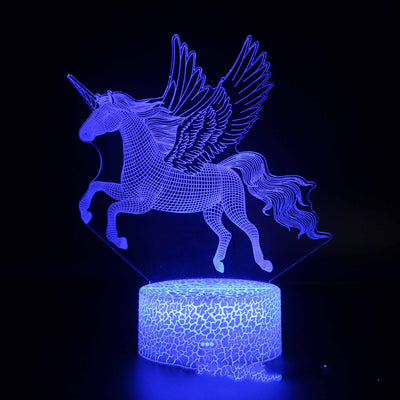 LED Colorful Touch Remote Control Creative Desk Lamp