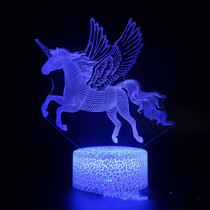 LED Colorful Touch Remote Control Creative Desk Lamp