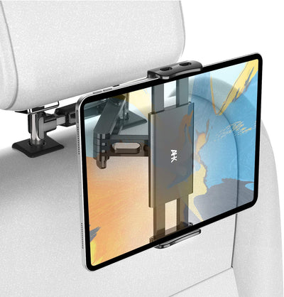 Porta Tablet Auto Poggiatesta, Universale Supporto per Tablet Con Rotazione a 360 Gradi per 4,4~11 Pollici Ipad, Galaxy Tab, Mediapad Et D'Autres Smartphones