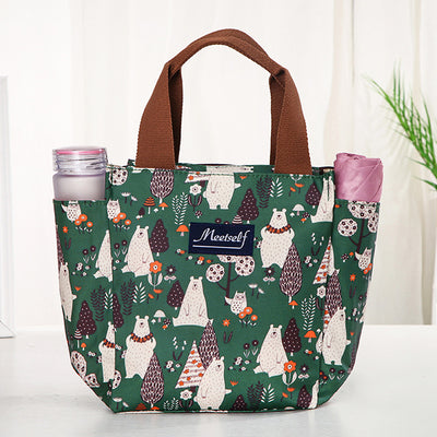 New Canvas Large Lunch Bag Lunch Box Bag Tote Bag