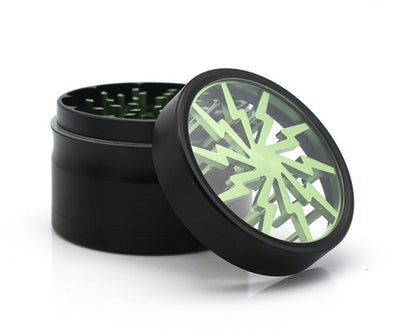 Aluminum Spice Grinder with Pollen Scraper