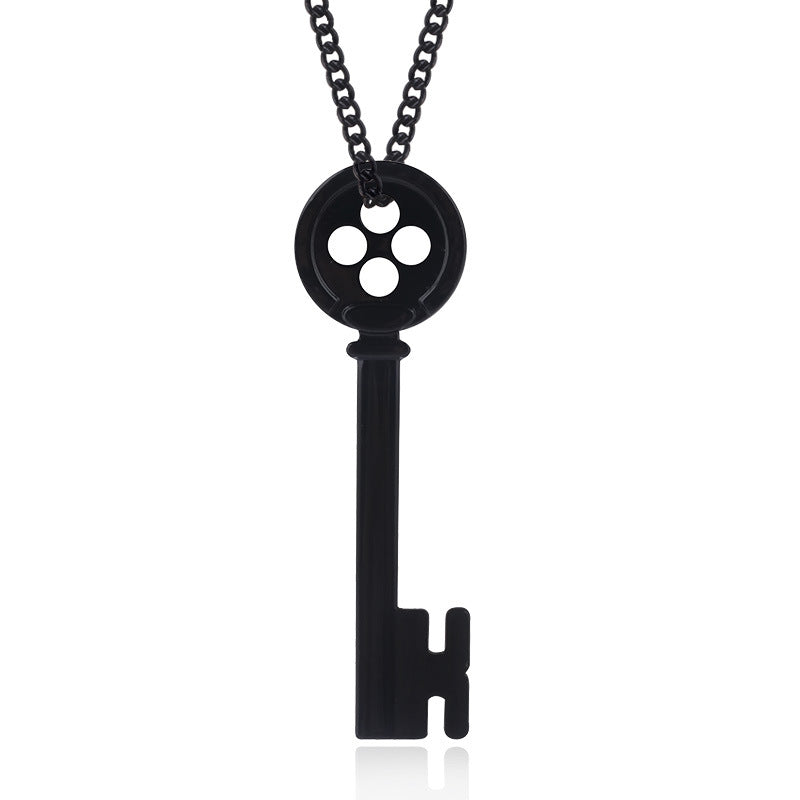 Black Key Pendant Halloween Gift Ornament