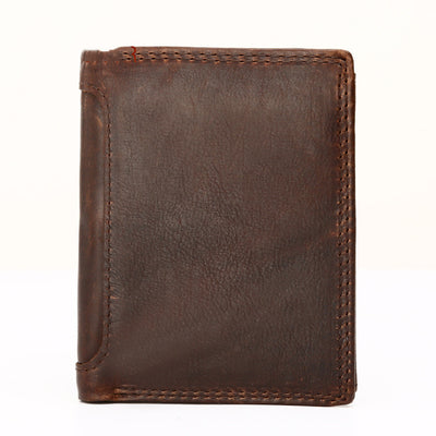 Men'S Business Vintage Leather Wallet