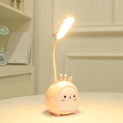 Cartoon Deer Cute Led Charging Eye Protection Student Bedroom Dormitory Folding Reading Lamp