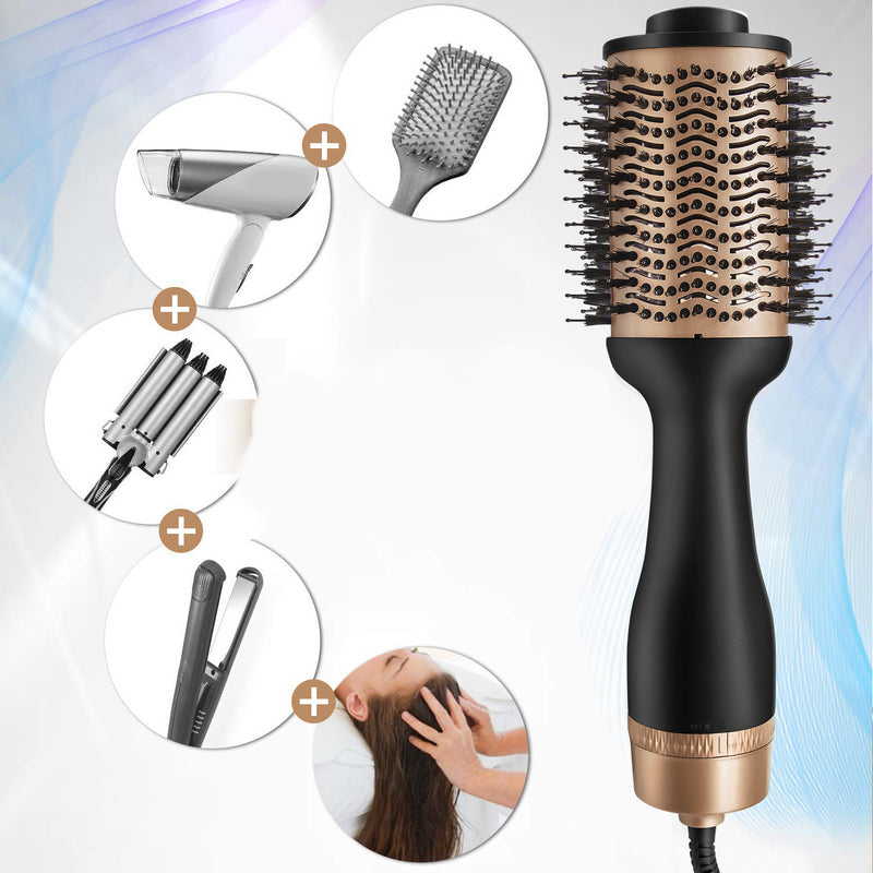 Hot-Air Comb Combo Hair Straightener