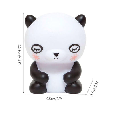 Cute black and white panda night light