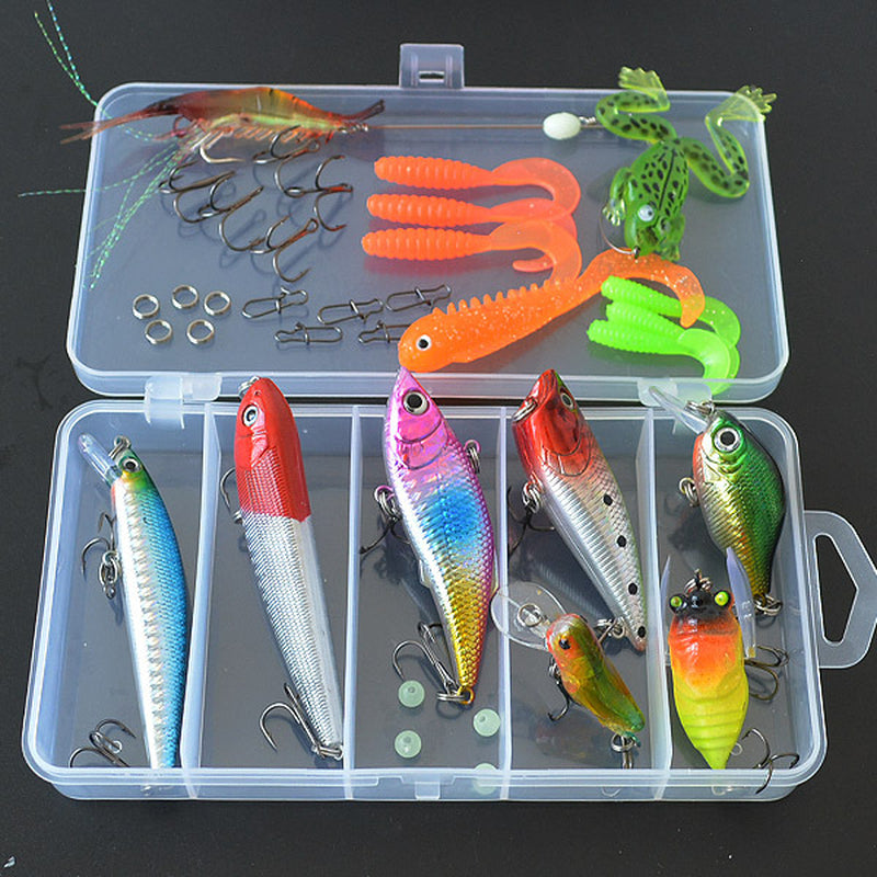 Wholesale Lure Bait Fake Bait Imitation Bait Full Swimming Bait Lure Lure Lure Night Light Fish Gear Suit