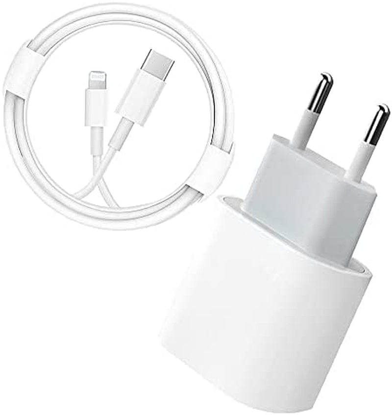 Caricatore Rapido USB C - Certificato Mfi - Caricatore Rapido PD Da 20W Con Cavo 6FT C a Lightning Adattatore Caricatore Di Tipo C per Iphone 14/14 Plus/14 Pro/14 Pro Max/13/12/11/Se/Ipad Pro