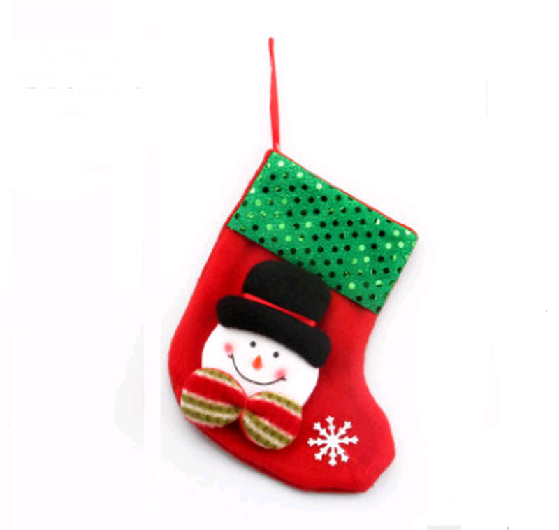 Christmas Decorations Santa Claus Socks Christmas Tree Pendant Christmas Socks Gift Bag Christmas Bag