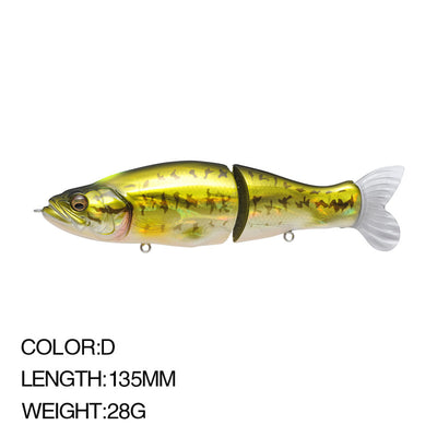 Multi Section Bait I Slide 135MM 28G Lure Two Section Hard Bait