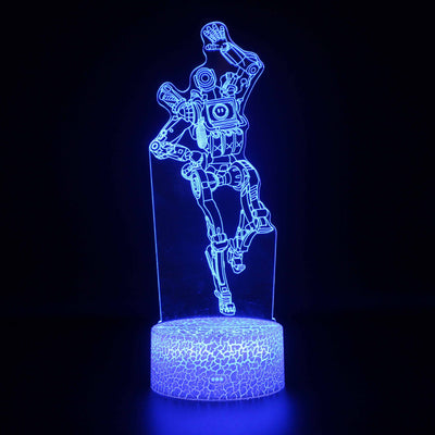 APEX series led remote control colorful touch 3D night light