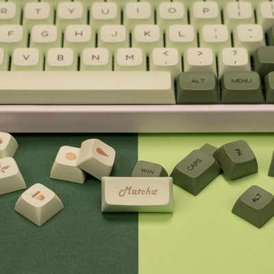 Matcha PBT Sublimation Keycap Diy Personality