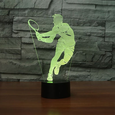 LED tennis colorful touch light