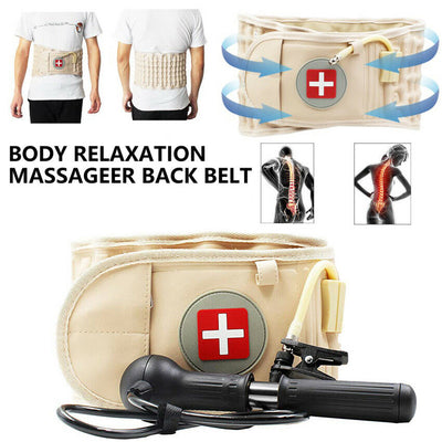 Lumbar Spinal-Air Decompression Back Belt