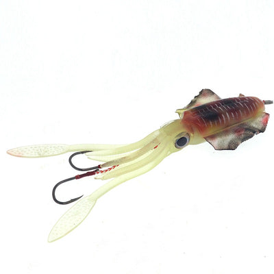 Leaded Luminous Imitation Squid Bait