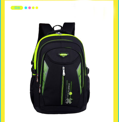 New Children'S Backpack Junior High School Students' Schoolbag Leisure Double Shoulder Bag