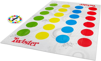 Twister Gioco in Scatola, Include 1 Tappeto Twister, 1 Ruota E Le Istruzioni, Versione 2020 in Italiano, Multicolore