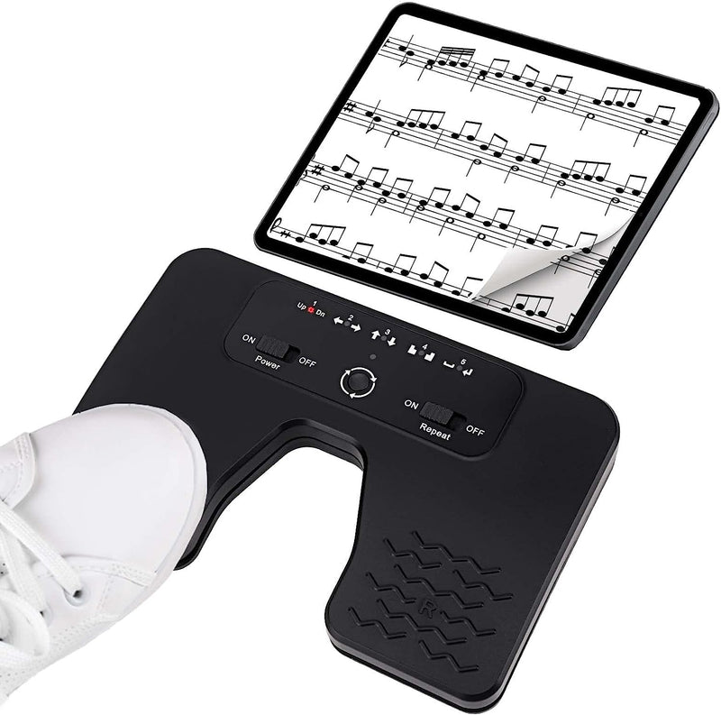 Bluetooth Page Turner Pedal per Tablet Smartphone Ricaricabile Silenzioso