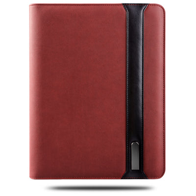 Multifunctional Rechargeable Folder Travel Notebook Composition Book Business Manager Bag File Folder with Wireless Power Charger Mobile Bag Holder