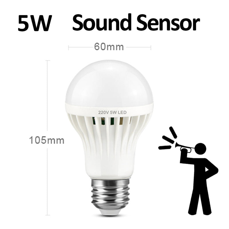 LED sound control light control bulb