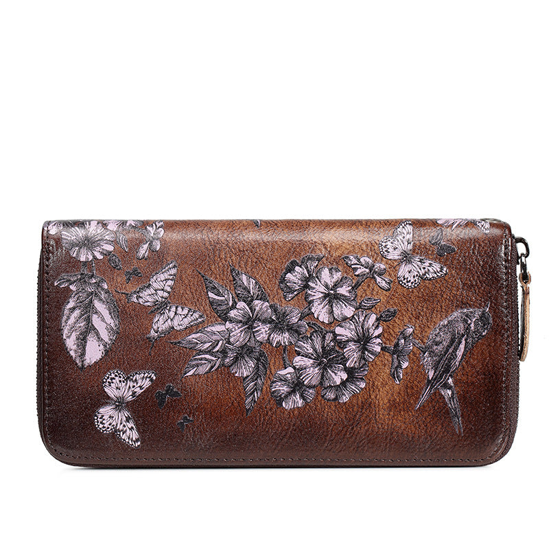 Long Handmade Leather Women&